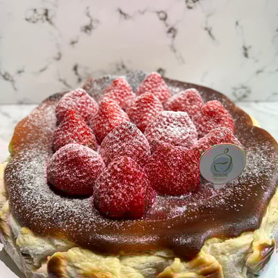 草莓巴斯克乳酪1