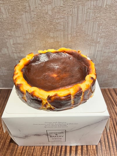 西班牙巴斯克乳酪蛋糕(蛋奶素)1