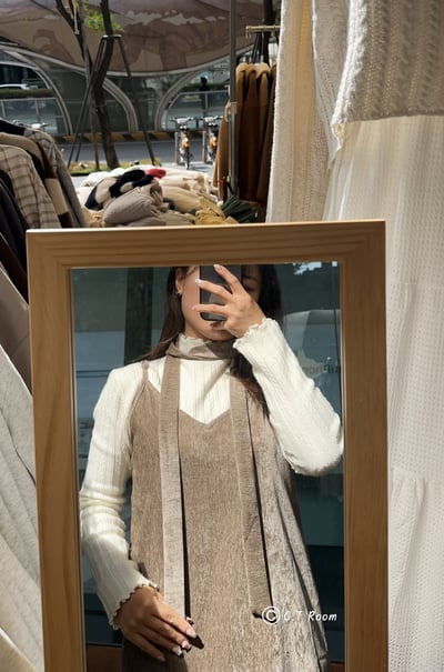 小個子可穿！麂皮絨布細肩可調式洋裝4