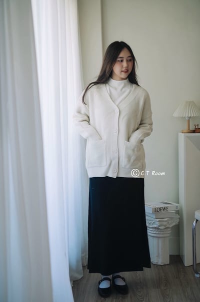 市集熱賣🔥熊寶寶口袋水貂毛罩衫3