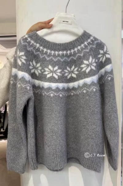 質感超好！費爾鳥羊絨毛衣2