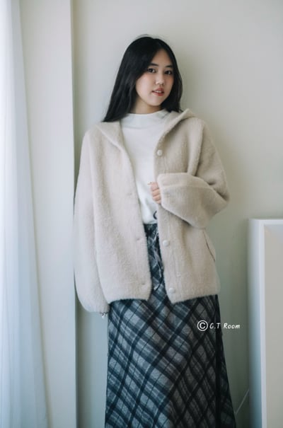 提拉米蘇格紋A字長裙3