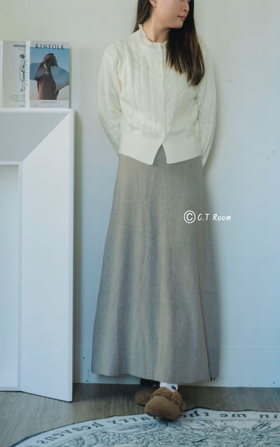 市集熱賣🔥超修飾假胯寬長裙4