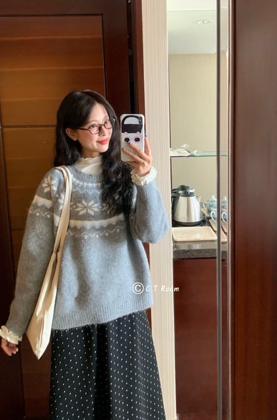 質感超好！費爾鳥羊絨毛衣1