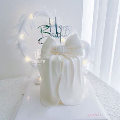 「翻糖・系列」雪白緞帶飄飄2