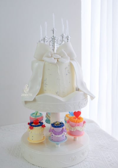 「雙層旋轉機」緞帶公主款1