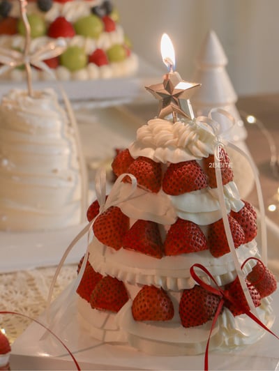 「季節限定」緞面草莓樹3