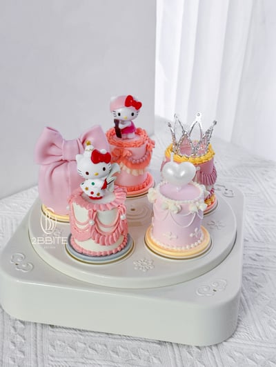 「5入旋轉機」凱蒂貓公主1
