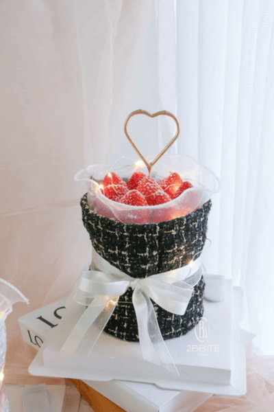 「季節限定」4寸小香風草莓蛋糕2