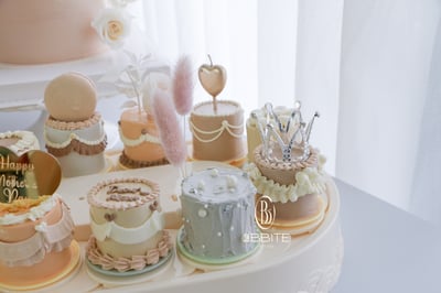 「10入款小蛋糕旋轉機」午後奶茶1