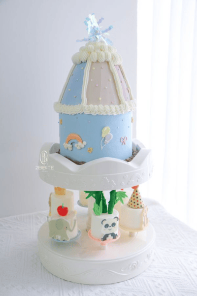 「雙層旋轉機」馬戲團動物1