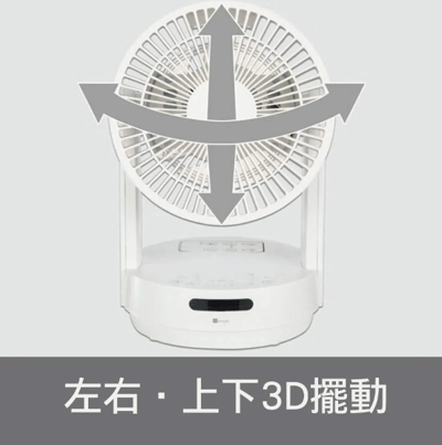 NITORI 宜得利家居22cm空氣循環扇FSV-E-3D_WH4