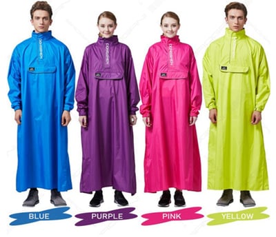 半開式背包雨衣 前開連身雨衣1