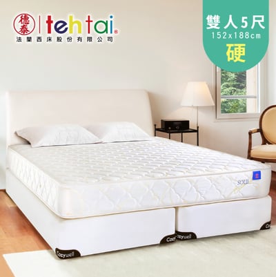 德泰 法蘭西德泰 索歐系列 900加網 彈簧床墊 雙人5尺1
