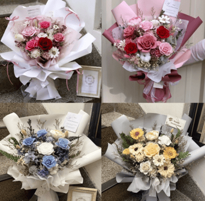 【豪華大花束】客製玫瑰花束﹧乾燥花﹧情人節﹧母親節﹧畢業花束﹧紀念日﹧求婚婚禮3