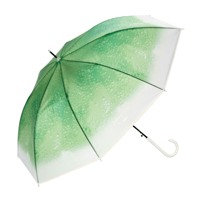 日本Wpc. PT-TA02 青蘋果氣泡 冰淇淋蘇打長柄傘1