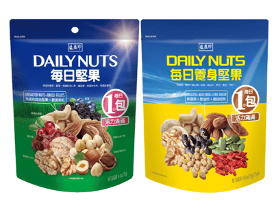 盛香珍每日堅果系列125g/包(2種口味-每日堅果/每日養身堅果)1
