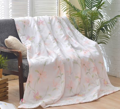 Abelia英國《花語紛飛》莫黛爾天絲涼感抗菌涼被(5x6尺)1