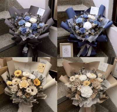 【豪華大花束】客製玫瑰花束﹧乾燥花﹧情人節﹧母親節﹧畢業花束﹧紀念日﹧求婚婚禮2