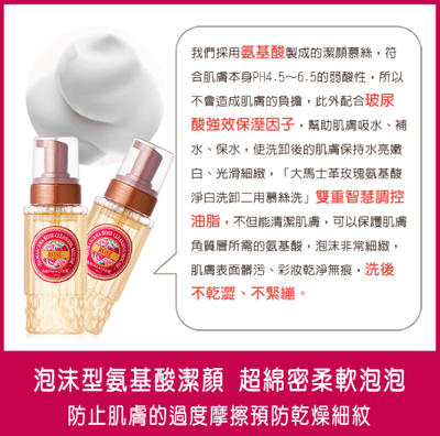 ARWIN 雅聞倍優氨基酸淨白洗卸二用慕絲 250ml 4入組3