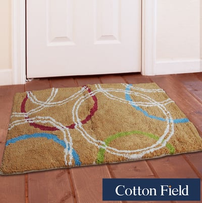 cottonfield 棉花田【傑弗瑞】純棉提花踏墊(50x80cm)1