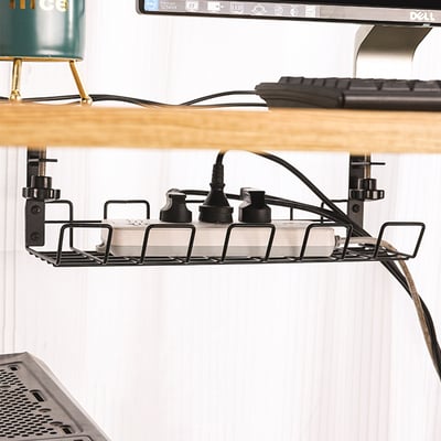 桌下電線收納架2