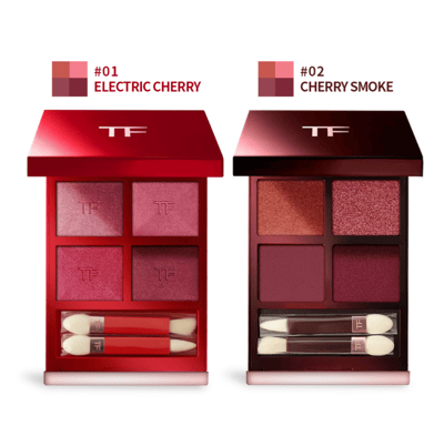 TOM FORD 高級訂製四格眼盤 限量櫻桃盤-國際航空版1