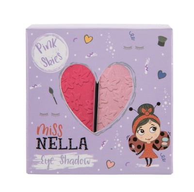 Miss NELLA 妮娜小姐英國 兒童水性眼影(霧面珊瑚粉/珠光天使粉) 1.5g*21