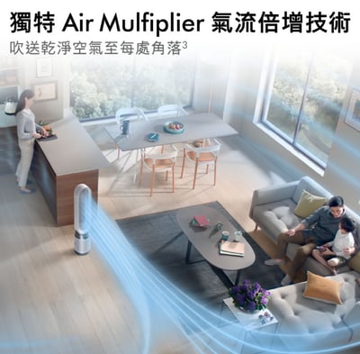 Dyson 戴森Purifier Cool Gen1 二合一涼風空氣清淨機TP10 白色1
