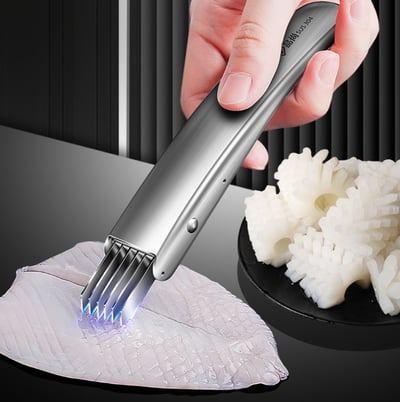 PUSH!廚房餐廳用品 304不銹鋼切蔥器多功能切菜器擦絲器刨絲器廚房切絲器切花刀D3642