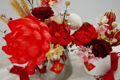 極度花燥永生花乾燥花材專賣店 母親節花禮成品 祈福新願 花禮1