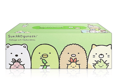 日本SG卡通印花盒裝面紙150抽1