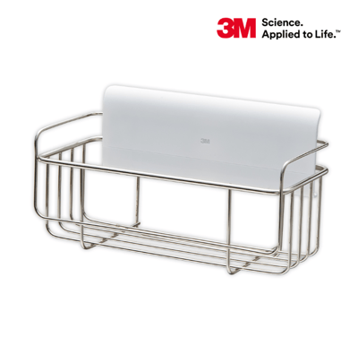 3M高承重304不鏽鋼收納系列 中型置物籃4