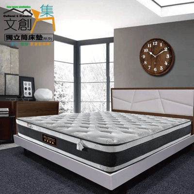 Albert 艾柏3D天絲5尺雙人雙層獨立筒床墊1