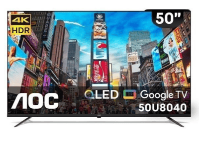 AOC 50型 4K QLED Google TV 智慧顯示器   50U80401