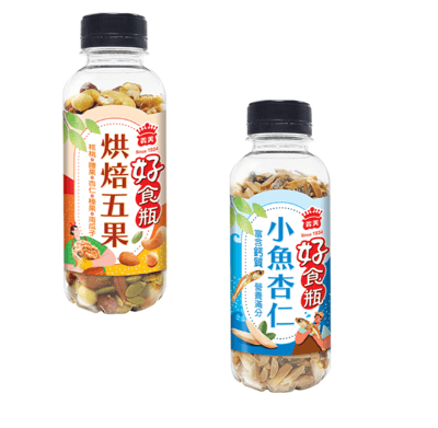 義美好食瓶堅果x1瓶 〔 烘焙五果220g 小魚杏仁170g 〕1