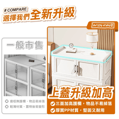 ANDYMAY2大櫻經典款雙開門折疊收納櫃╴方案任選-(50寬五層/60寬四層)2