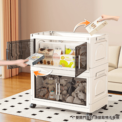 ANDYMAY2大櫻經典款雙開門折疊收納櫃╴方案任選-(50寬五層/60寬四層)4