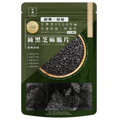MIYOSHI 無添加亦擇-純黑芝麻脆片300g1