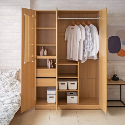 TZUMii蘿拉三門衣櫃-雙色可選 衣櫥/衣物收納櫃1