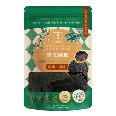 台灣亦擇 黑芝麻糕250g1