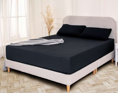 Obis 歐必斯 Icold鑽黑冰晶紗涼感乳膠獨立筒床墊[雙人加大6×6.2尺]1