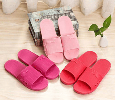 EVAPS MALL魚標浴室拖鞋 純色防滑耐磨拖 1雙(尺寸可選顏色隨機出貨)1