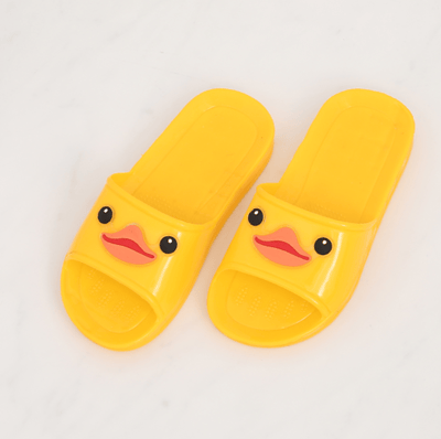 家居鞋館萌萌造型動物兒童浴室拖-黃色1