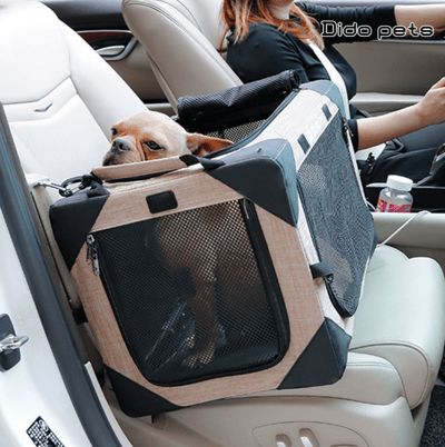 Dido Pets可折疊 車載透氣寵物籠-S號(PT153)1