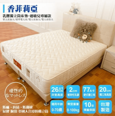 我們是幸福床店【南紡購物中心】 香菲莉亞 5*6.2(標準雙人)1