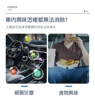 車用太陽能臭氧消毒空氣清淨機2