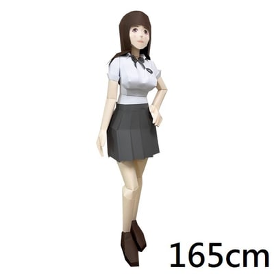 紙紮學生妹165cm1