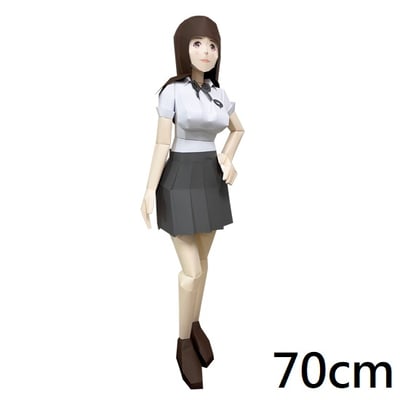紙紮學生妹70cm1