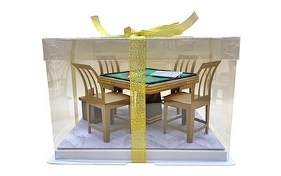 紙紮麻將桌椅組5